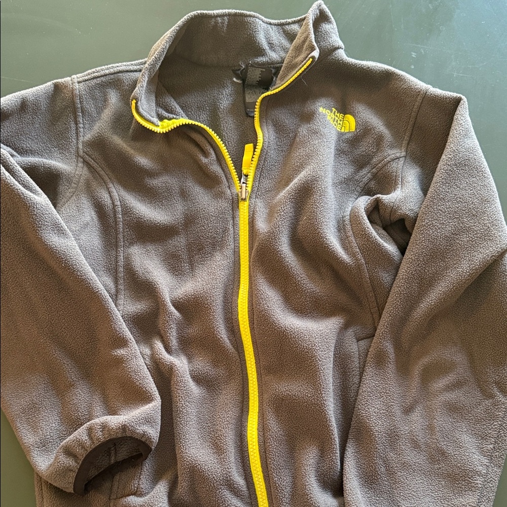The North Face Gray Fleece Jacket, size 14-16